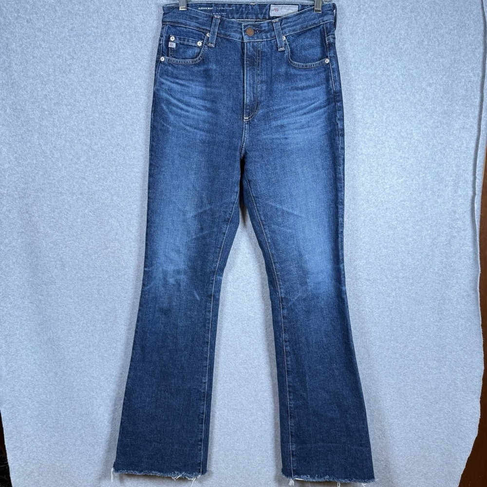 Adriano Goldschmied Jeans Women 27 Blue Denim Alexxis Boot High Rise Vintage Fit